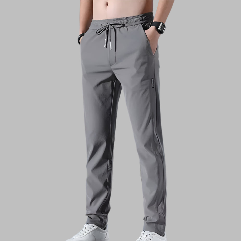 Men'S Trousers Loose Straight-Leg Casual Pants Thin Quick-Drying Sports Pants