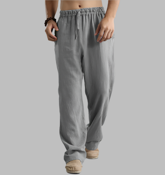 Cotton linen pants