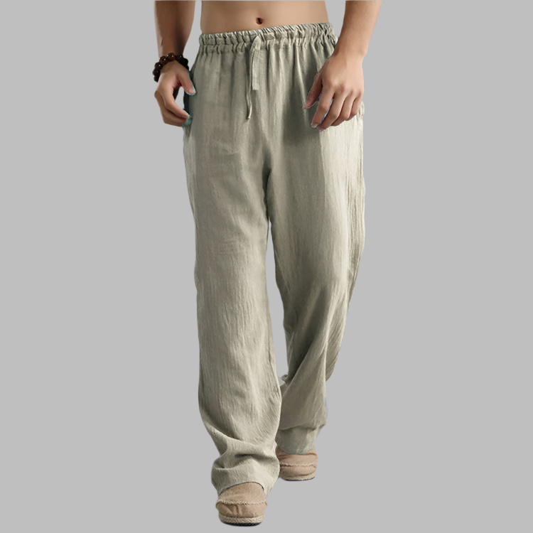 Cotton linen pants